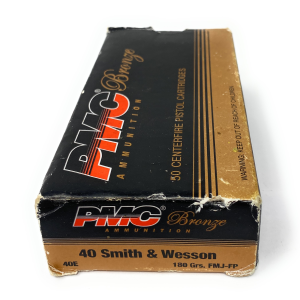Precision Made Cartridges Bronze 40 S&W FMJ-FP