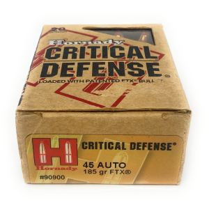 Hornady Critical Defense 45 Auto FTX