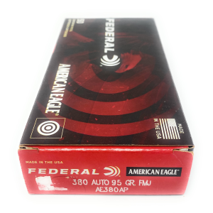Federal American Eagle 380 Auto FMJ