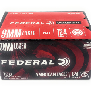 Federal American Eagle 9mm Luger FMJ