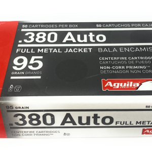 Aguila .380 Auto Full Metal Jacket