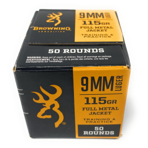 Browning Ammunition Training & Practice 9mm Luger