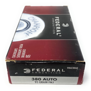 Federal Ammunition 380 Auto FMJ